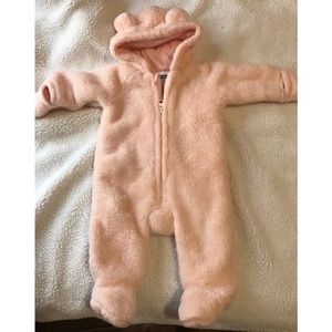 Baby Gap Teddy Bear Pink Onesie